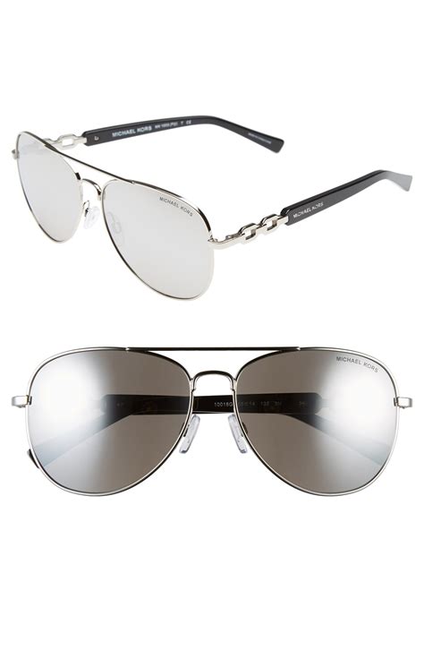 michael kors aviator sunglasses womens|michael kors light gray aviators.